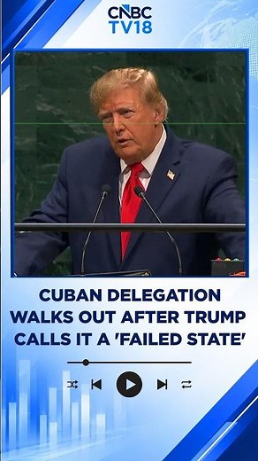 Cuban Delegation Walked Out After Donald Trump Calls It 'Absolutely Failed State' | UNGA 2026 | N18G
