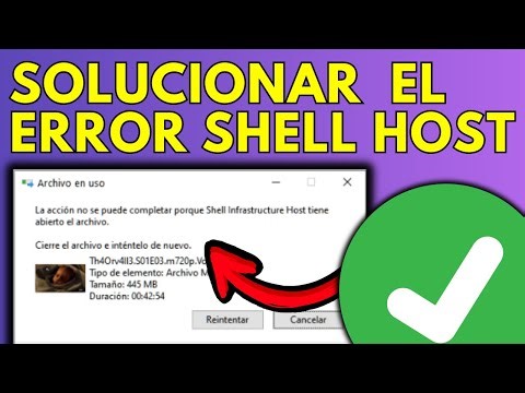 SOLUCIONA el error de Host de Infraestructura de Shell EN WINDOWS