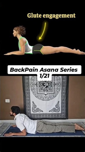 yoga asana series day-1 #shorts #yoga #backpain #relief