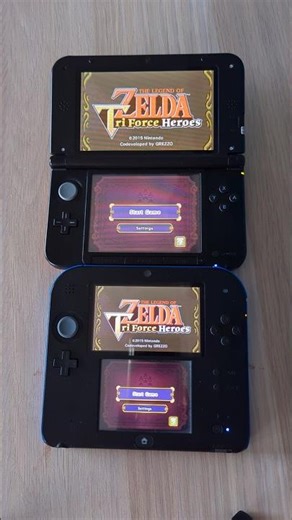 Zelda Trifoce Heroes- Nintendo 3DS XL vs 2DS Speed Comparison