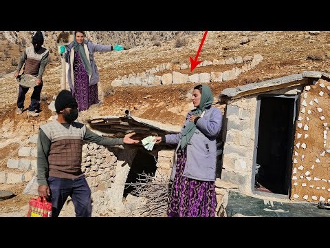 Pregnant mother's reward to Master work when roof water feature project was completed