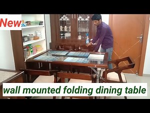 folding dining table ! wall mounted folding dining table ! फोल्डिंग डायनिंग टेबल ! dining table
