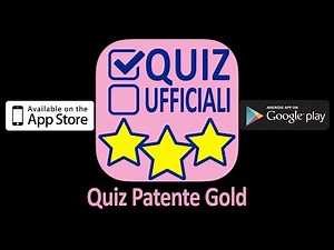 Quiz Patente Gold - La migliore App per l' Esame Patente B & A