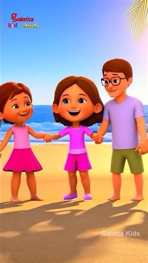 బీచ్‌కి వెళ్లొద్దాం - Beach Song | Telugu Nursery Rhymes for Children's | Galatta Kids | shorts