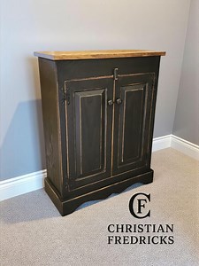 Rustic Small Cabinet | Handmade Farmhouse Kitchen Storage Furniture With Vintage Charm - Etsy