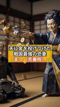 夫に金を投げつけた戦国最強の恐妻｢まつ（芳香院）」