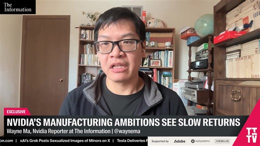 The Information’s TITV is first in tech news and analysis from the people that break and shape the story. The rest is just commentary. Watch every weekday at 10 am PT/ 1 ET on The Information.com, App, YouTube, X—and on demand wherever you get your podcasts. | The Information