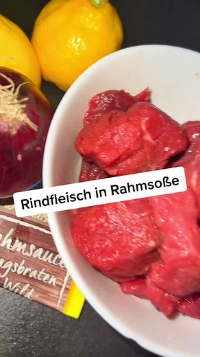 Rindfleisch in Rahmsoße: Einfaches Rezept
