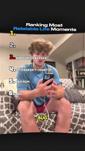 Ranking the Most Relatable Life Moments😅