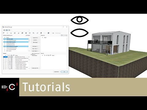 ARCHICAD Tutorial: Mehrere Ebenenkombinationen gleichzeitig anpassen