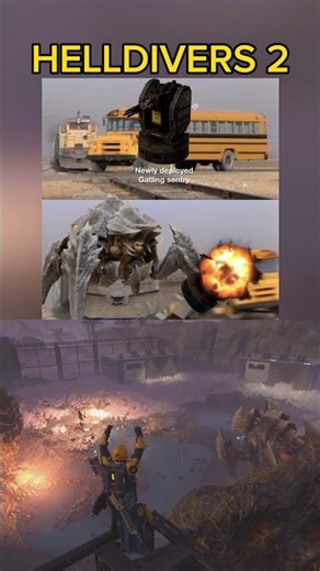 Chargers LOVE Destroying A Fresh Turret - Helldivers 2