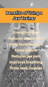 Benefits of a Jaw Trainer Strengthens Jaw Muscles: Regular use...