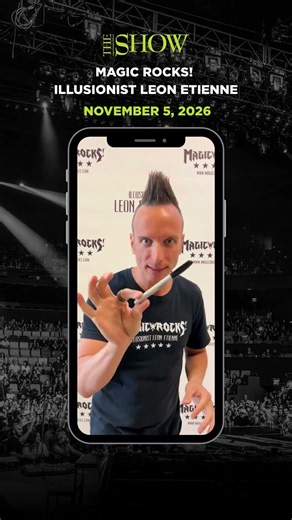 Magic Rocks! Illusionist Leon Etienne at Agua Caliente Rancho Mirage 11/5