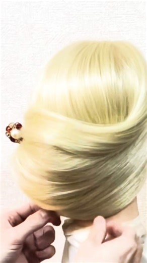 簡単ヘアアレンジ ヘアピン1本夜会巻風まとめ髪Hairpin Accessories Frenchtwist #簡単ヘアアレンジ #backtoschool #shorts #short