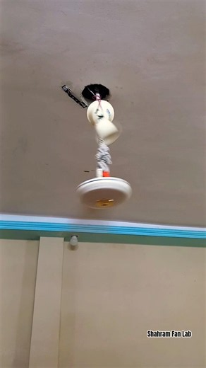 Ceiling Fan with ONLY 1 Blade?! Extreme Wobble Test While Hanging by a Rope 😱 #shortsfeed