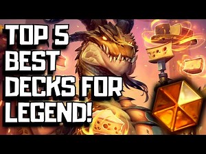 Best Hearthstone Decks For Easy Legend In September!