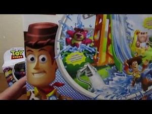 Color Changing Toy Story Slide | Surprise Playset with Woody | Buzz | Zurg Splash Buddies