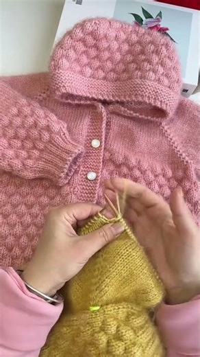 How to add needles to sweaters加针