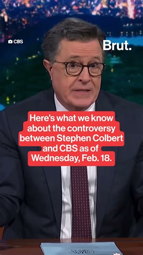 What we know about the controversy between Stephen Colbert and CBS.