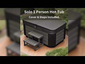 Solo 1-Person Hot Tub – The Ultimate Private Spa Experience!