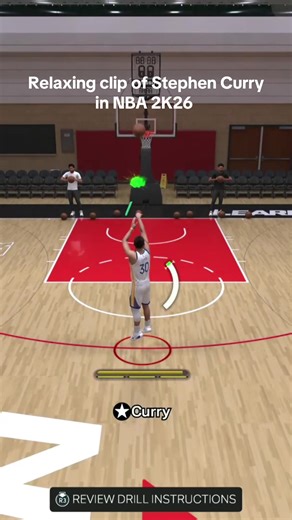 Stephen Curry's Perfect 3-Point Shot in NBA 2K26