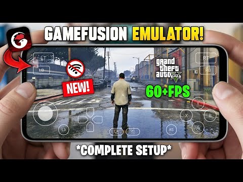 OFFICIAL!! Gamefusion V2.0.4 (Gamehub) Emulator Out For Mobile - GTA 5 60FPS Setup & Best Settings