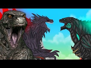 Thorny Godzilla vs Shindary Godzilla Earth (Godzilla Reacts)