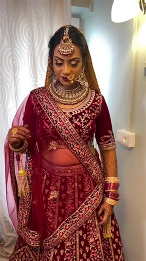 Stunning Indian Bridal Attire and Jewelry Showcase