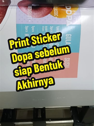 kita print sticker untuk dijadikan bentuknya seperti donut.agak sukar tapi tak mustahil. #kedaiprinting #printmega #printshahalam #houseofprintworks #printbannermurah