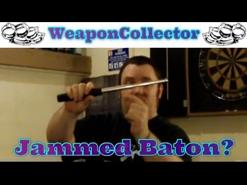 How to close a jammed extendable baton