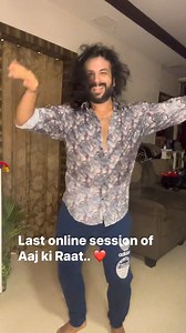 1.1M views · 25K reactions | This was the last Online session of Aaj Ki Raat song. Next online song will be Kehna hi Kya song 14-15-16 November. Fees is 2500. You will get pre-recorded tutorial also the zoom class recording. To join contact us on 9819765388 / 6291141687 | Devesh Mirchandani International Workshops | Facebook