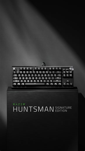 Meet the Razer Huntsman Signature Edition: https://rzr.to/mastercraft A signature, remastered. At its core are Razer Analog Optical Switches Gen-2, delivering finely calibrated analog precision with every input. A CNC-milled aluminum chassis anchors the design, while acoustics are tuned to ensure each keystroke sounds as deliberate as it feels. Limited to just 1,337 units worldwide, it’s an icon reworked for those who demand distinction not only in performance, but in presence. | Razer