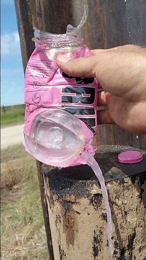 Strawberry Watermelon Prime Smashed With 100,000lbs of Impact Force Using a Shaver 12in Post Driver