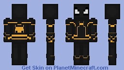 Spider-man (No Way Home) Black and Gold suit | MCU Minecraft Skin