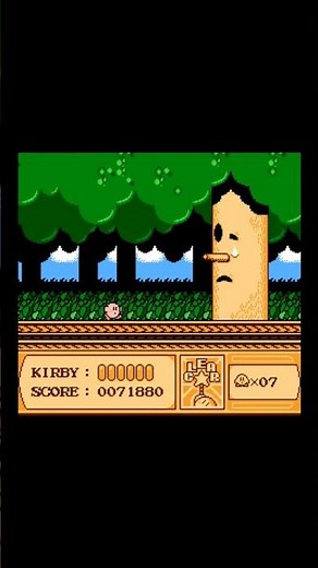 Kirby's Adventure: Whispy Woods Boss (Vegetable Valley)
