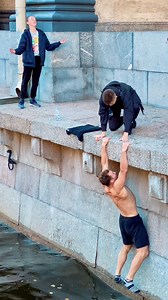 Fake Diving Prank: Funny Reactions😂🫣 #thekiryalife #prank #funny #comedy #stunt | Kirya Kolesnikov