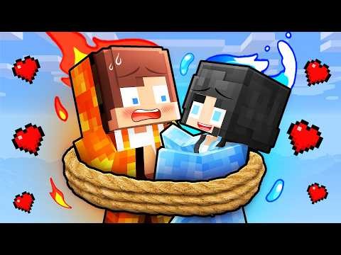 Water Girl in Love is stalking Lava JJ - Maizen Minecraft Animation