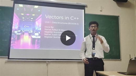 #cucs #cplusplus #datastructures #vectors #bca #christuniversity #programming #stl #computerscience #techblog | ADITYA N MENON