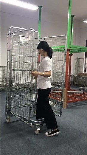 How to assemble a roll container? #hmgroup #storagesolutions #rollcontainer #foldingcontainer