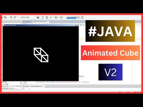 Java Animated Cube - (V2)