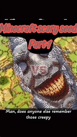 Minecraft’s some scary seeds 🤯! #minecraft #facts #gaming #minecraftfacts