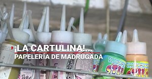 ¿Olvidaste la cartulina? Hay una papelería nocturna en CDMX abierta hasta las 2 de la mañana