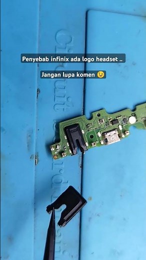Infinix ada logo headset penyebab lambang headset di hp #shorts #infinix