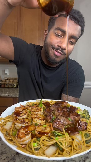 Steak and Shrimp Lo Mein Recipe - Homemade Takeout Delight