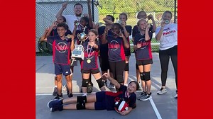 FIRST PLACE! 🎉 Our Elementary Volleyball team is the champion! Amazing job on a phenomenal season. Great job, students! 🏐 #Champions #SchoolVolleyball #Winners #elementary #dover | Independence Academy