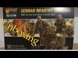 Unboxing - Bolt action german winter infantry