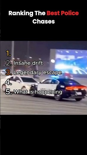 Ranking The Best Police Chases