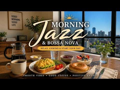 Happy Jazz Music ☕ Smooth Bossa Nova Ambience for Relaxing, Great Moods and Easy Listening