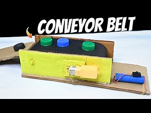 How To Make A Conveyor Belt System At Home || Conveyor Belt Model || Homemade Conveyor Belt