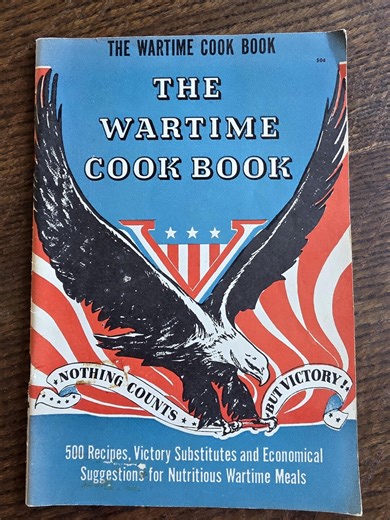 1942 the Wartime Cook Book Very Rare Copy of World War II Cookbook Recipes for Rations - Etsy